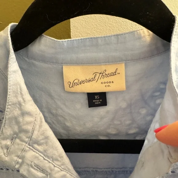 Universal Thread Light Blue Eyelet Dress - Picture 2 of 5